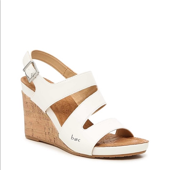B.O.C. Nara wedge size 8 color white